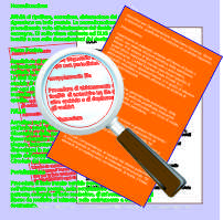 lente ingrandimento su documenti