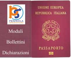Passaporto minorenne rilascio moduli – bollettino